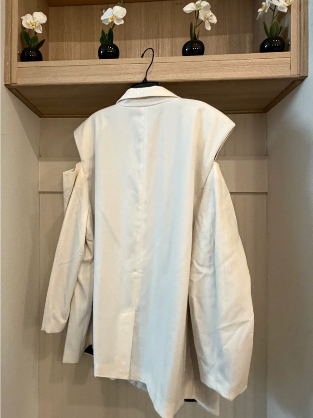 Women's White Tailored Blazer Coat - Unbranded - Picture 7 of 9
